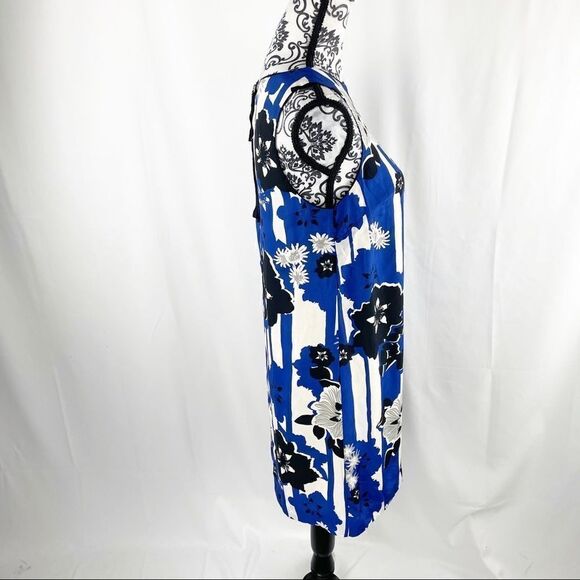 Anthropologie Maeve Canna Silk Shift Midi Dress - Picture 6 of 9